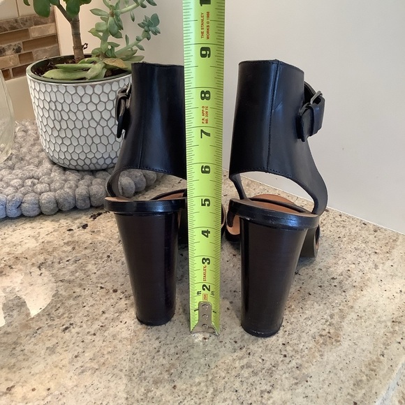 Vince Black Leather Heels Size 10 “Nicole” - Picture 10 of 10